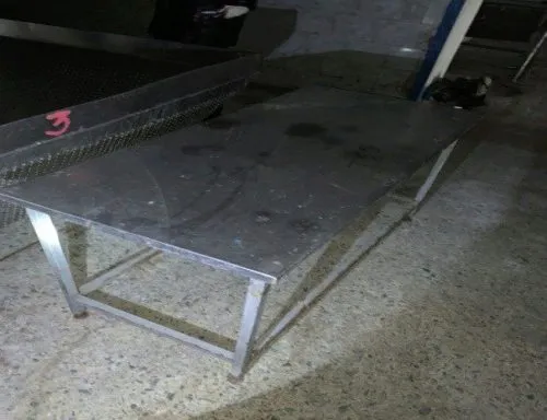 стол металлический (алюминий) в Новосибирске