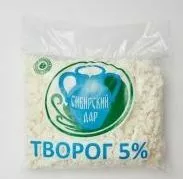 творог 5% 500г пакет сибирский дар  в Новосибирске и Новосибирской области